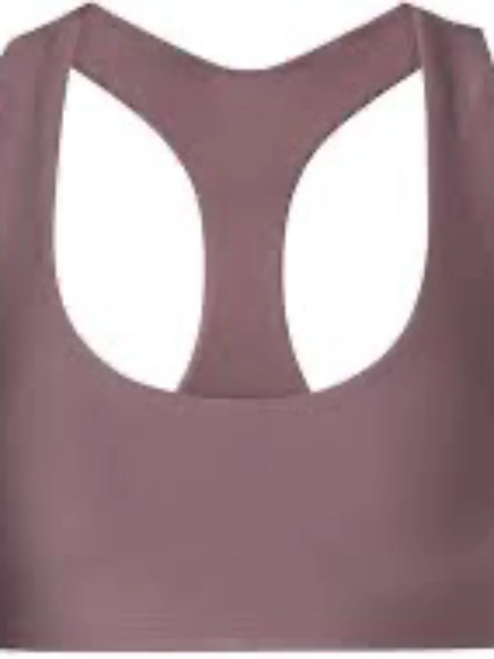 ALO Airlift Advantage Racerback Sports Bra in Fog - Size Small
